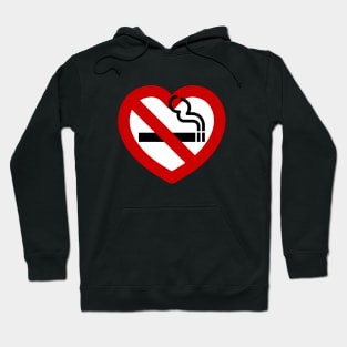 No Love For Smoking Sign Hoodie